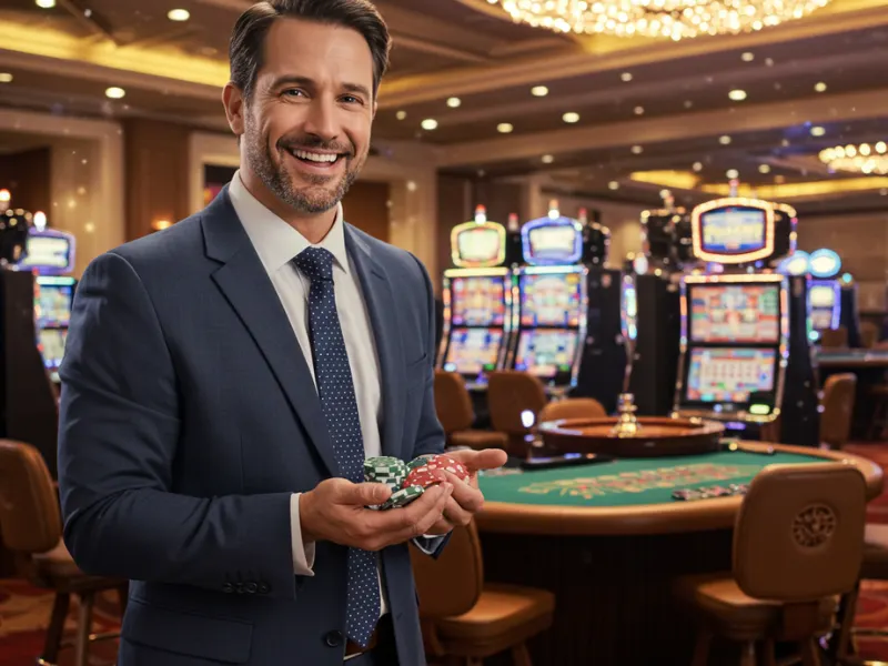 Happy man reacting to positive e-sabong news