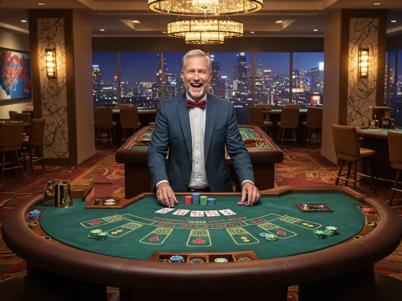 Happy man enjoying a poker game on Spin PH 88