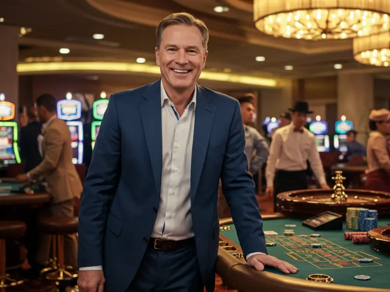Happy man playing roulette at Sabong International Live casino