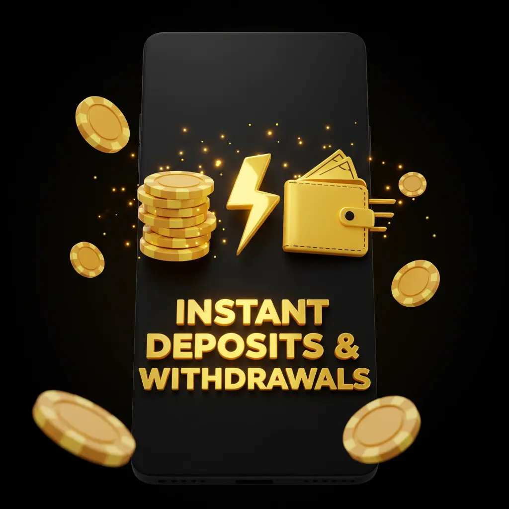Instant Deposits and Withdrawals
