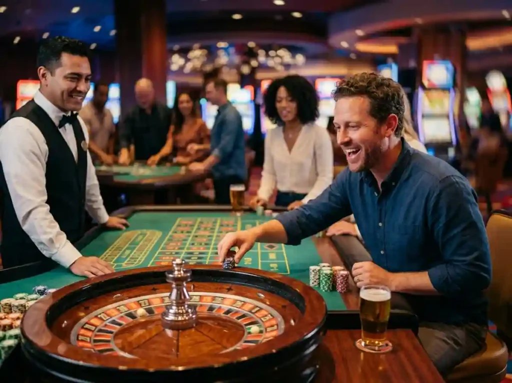 Happy_man_playing - 100 free bonus casino no deposit gcash