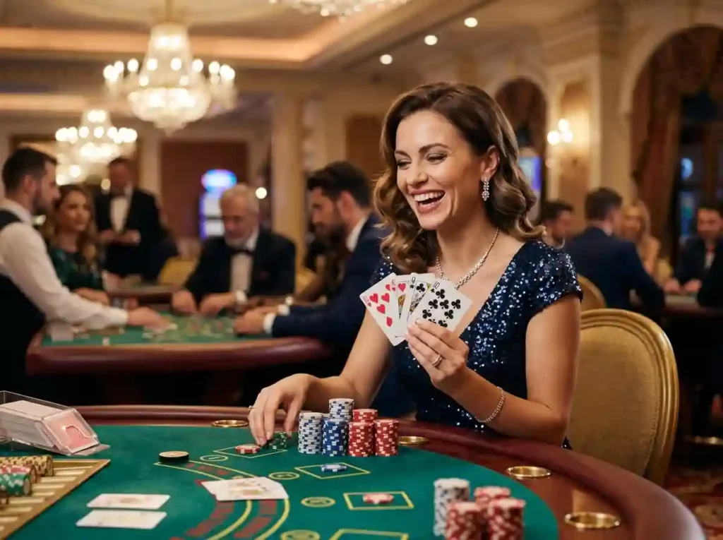 Happy_woman_playing - pagcor games