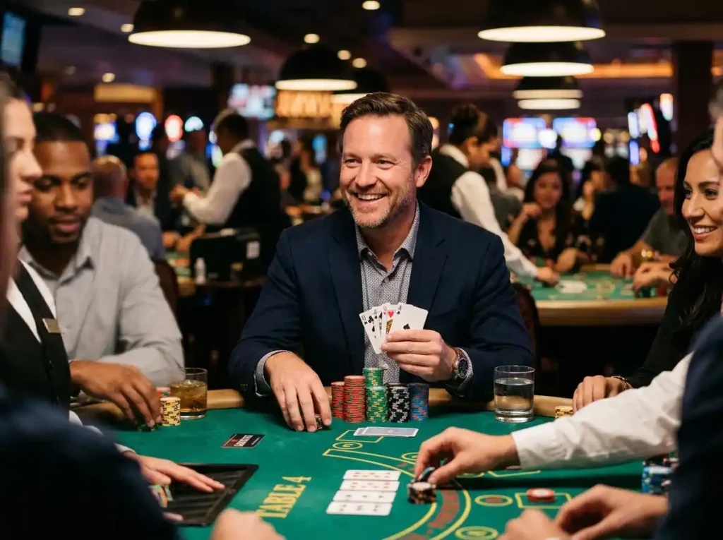 Man_playing_poker - pagcor games