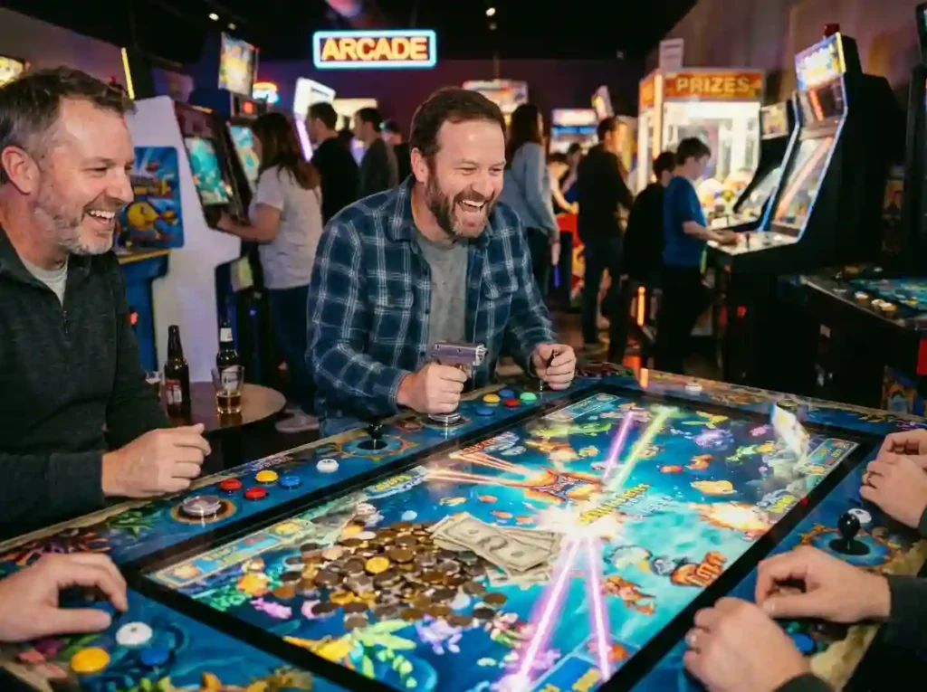 100jili - happy_person_playing fish games