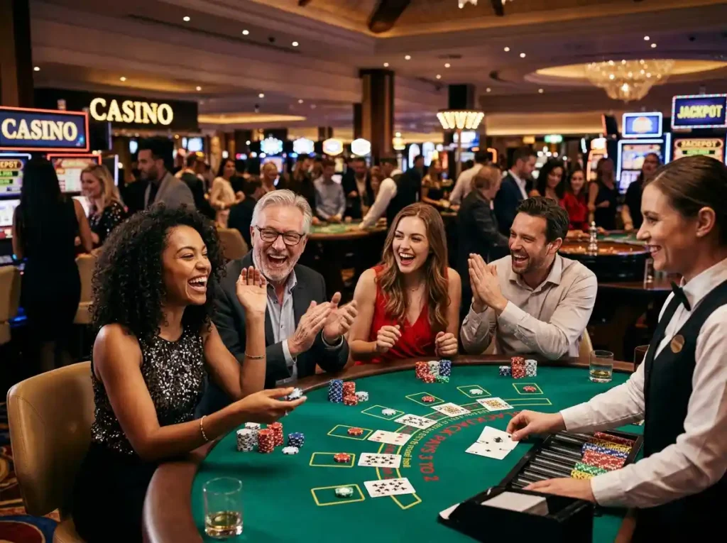 888bet - happy persons playing poker