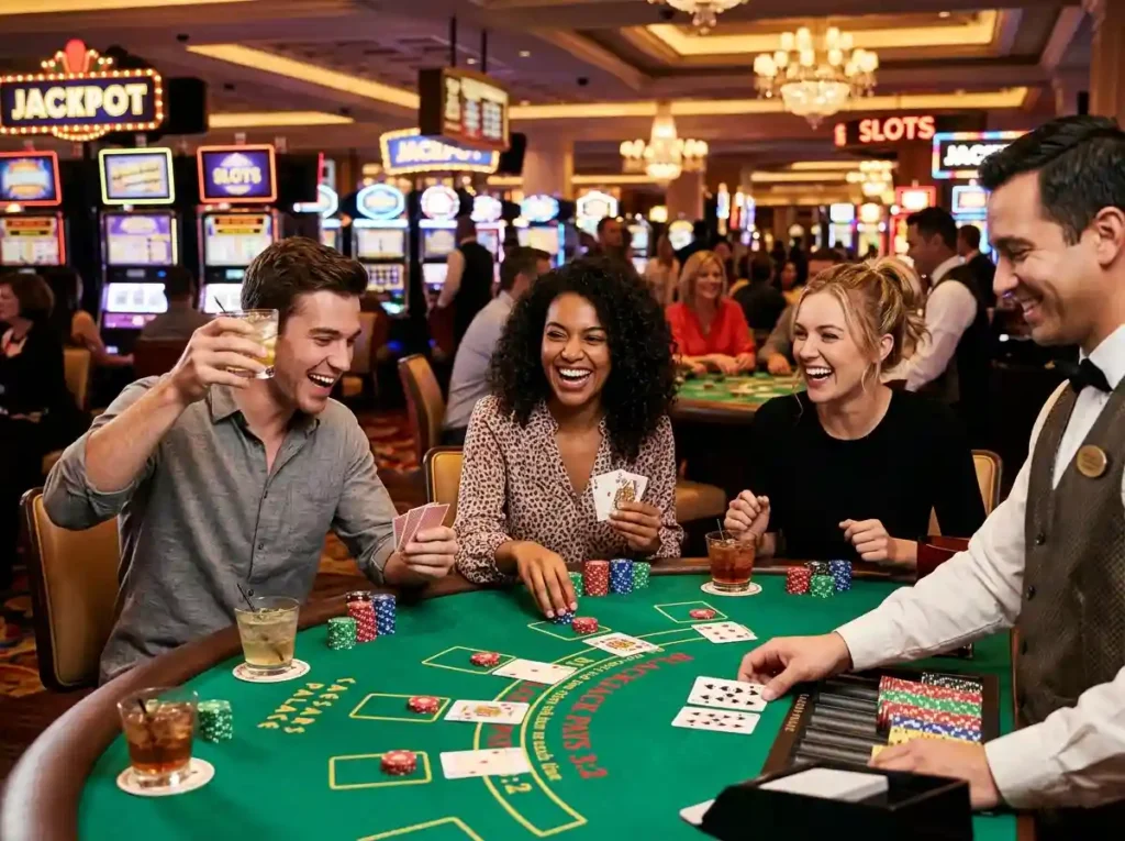 100jili - happy_persons_playing poker